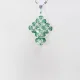 Small Cross - Viridiana-Silver Chain - 1